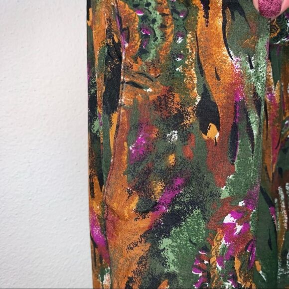 Vintage Michael & Company Abstract Print Pull On Pants - Picture 3 of 9